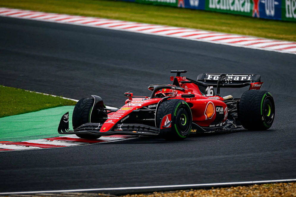 Charles Leclerc fuhr überraschend die schnellste Runde in Ungarn. 