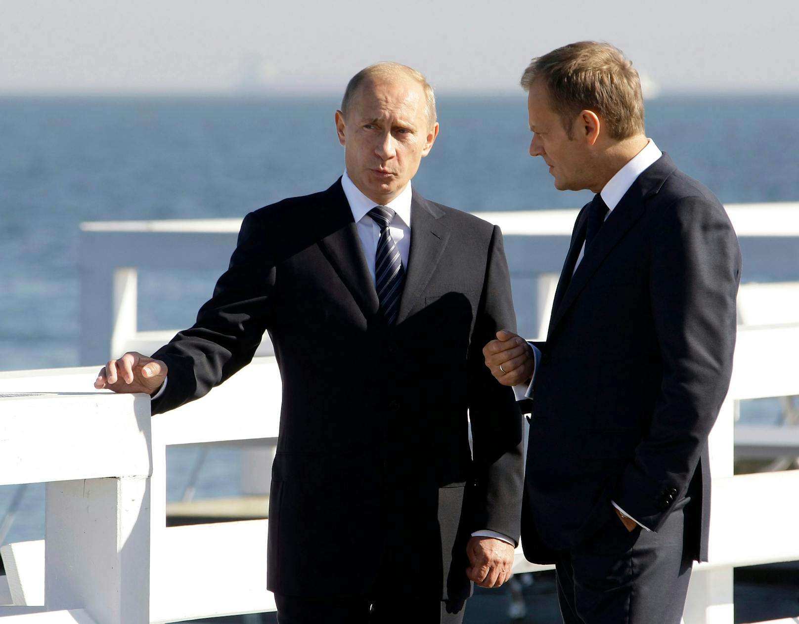 Putin soll dem damaligen polnischen Premierminister Donald Tusk eine Teilung der Ukraine vorgeschlagen haben.