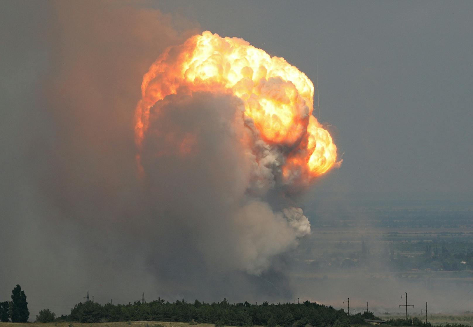 Russland hat erneut ein Getreidelager in der Ukraine mit Raketen beschossen.