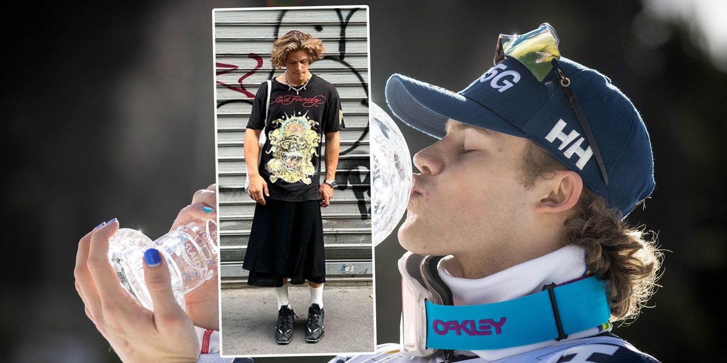 Lucas Braathen gewann Slalom-Kristall, zeigt gerne in ausgefallenen Outfits.