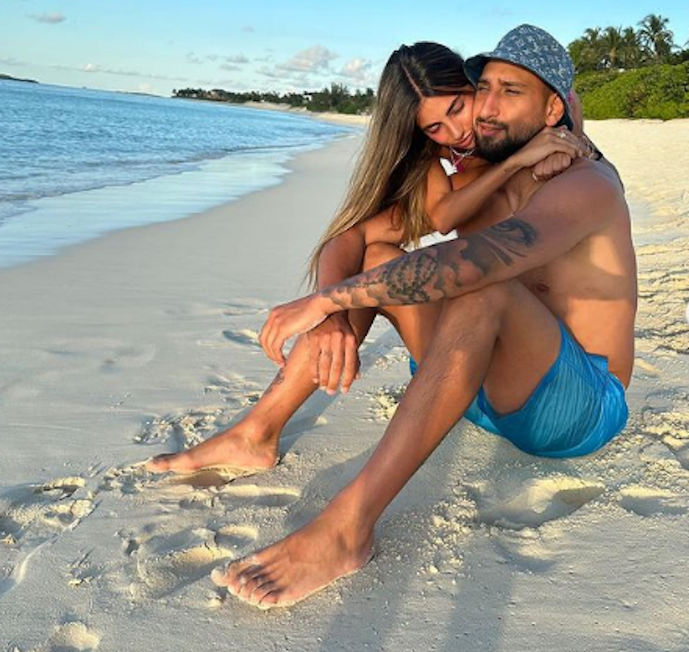 Gianluigi Donnarumma und seine Verlobte Alessia Elefante.