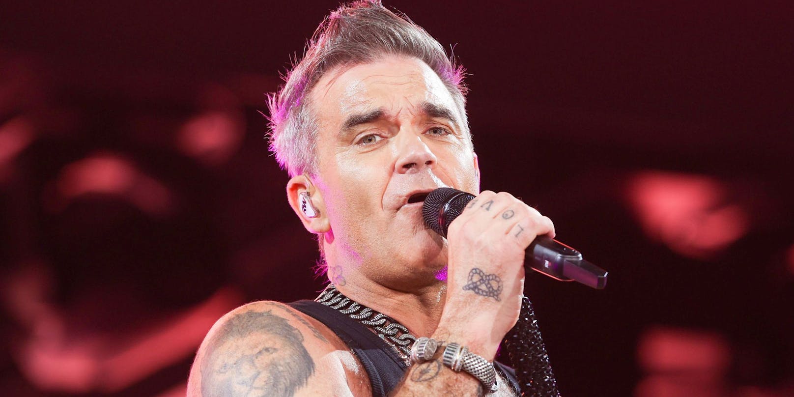 Sänger <strong>Robbie Williams</strong>&nbsp;("Let me entertain you") zieht erneut blank.