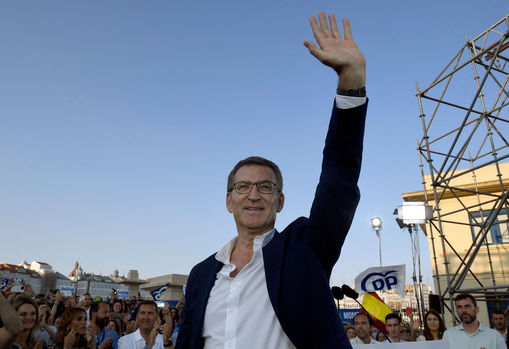 Hat sich PP-Chef Alberto Nunez Feijoo zu früh gefreut?.