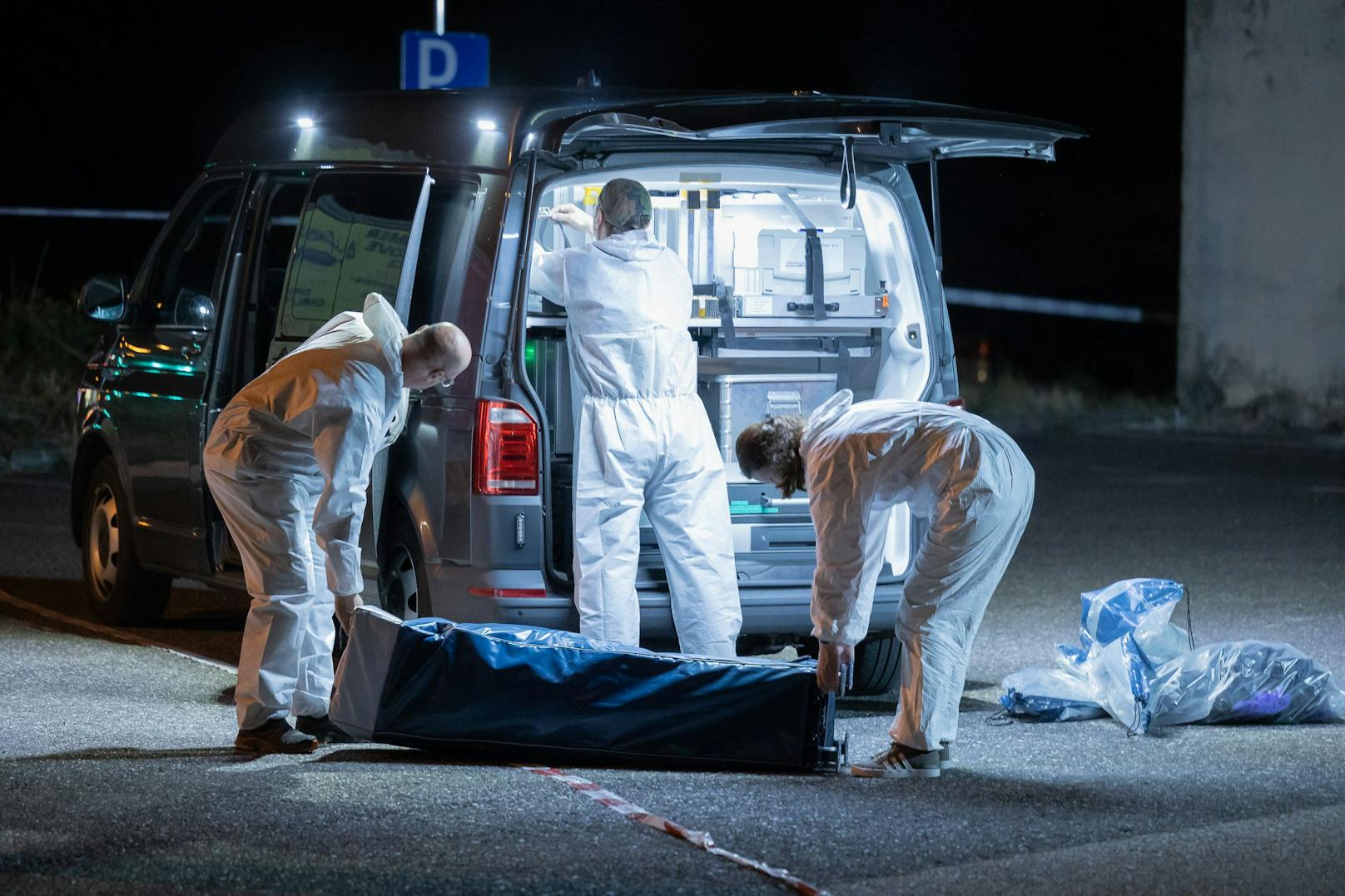 In Ansfelden bei Linz fand die Polizei am Sonntag in einem Kofferraum eine Leiche