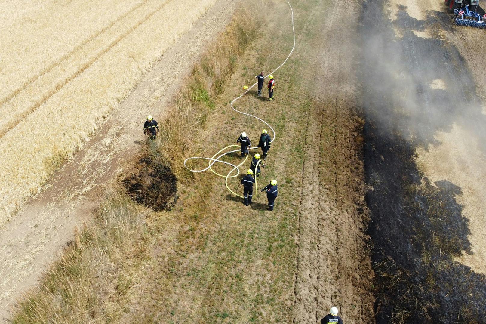 Flurbrände im Bezirk Waidhofen an der Thaya