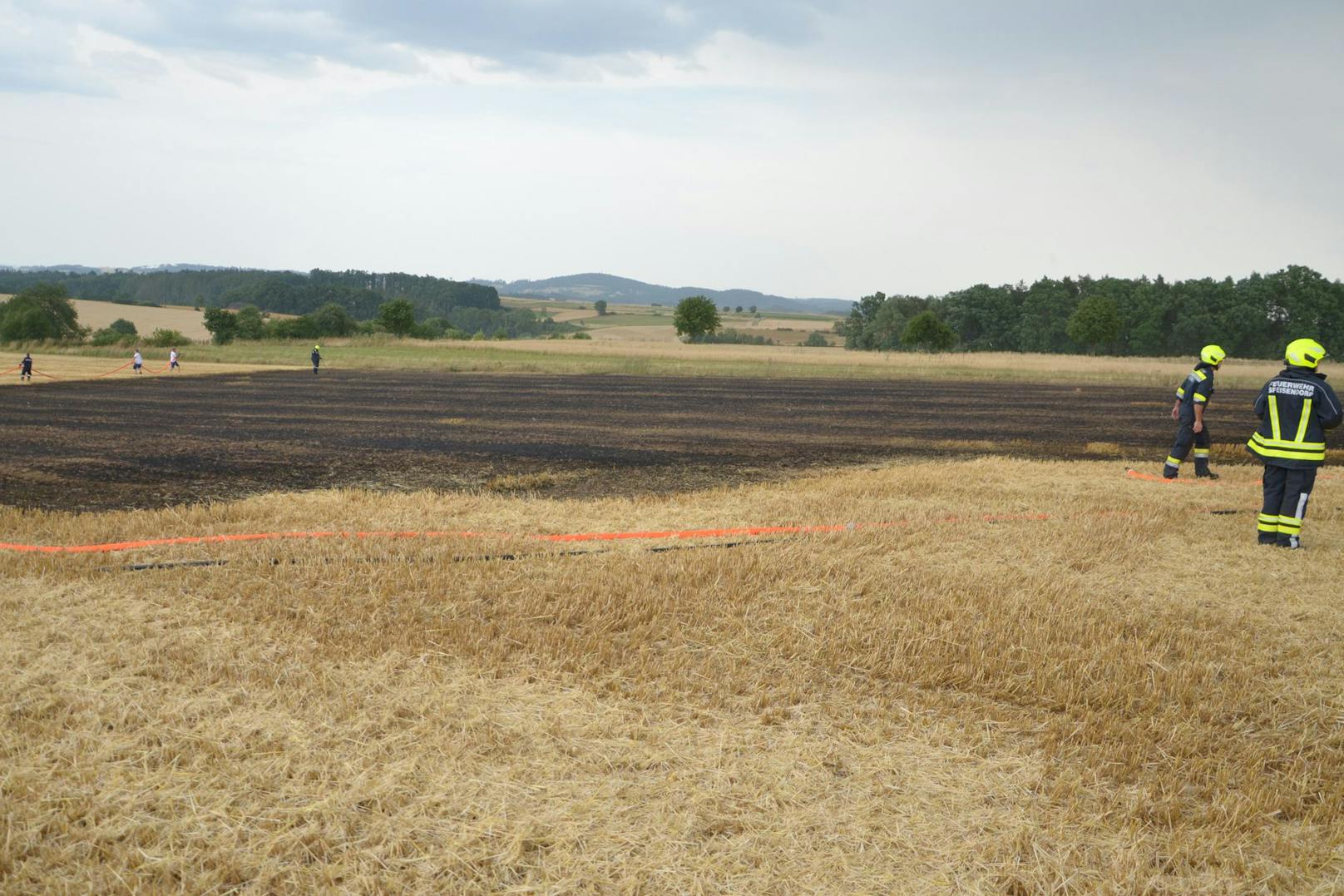 Flurbrände im Bezirk Waidhofen an der Thaya