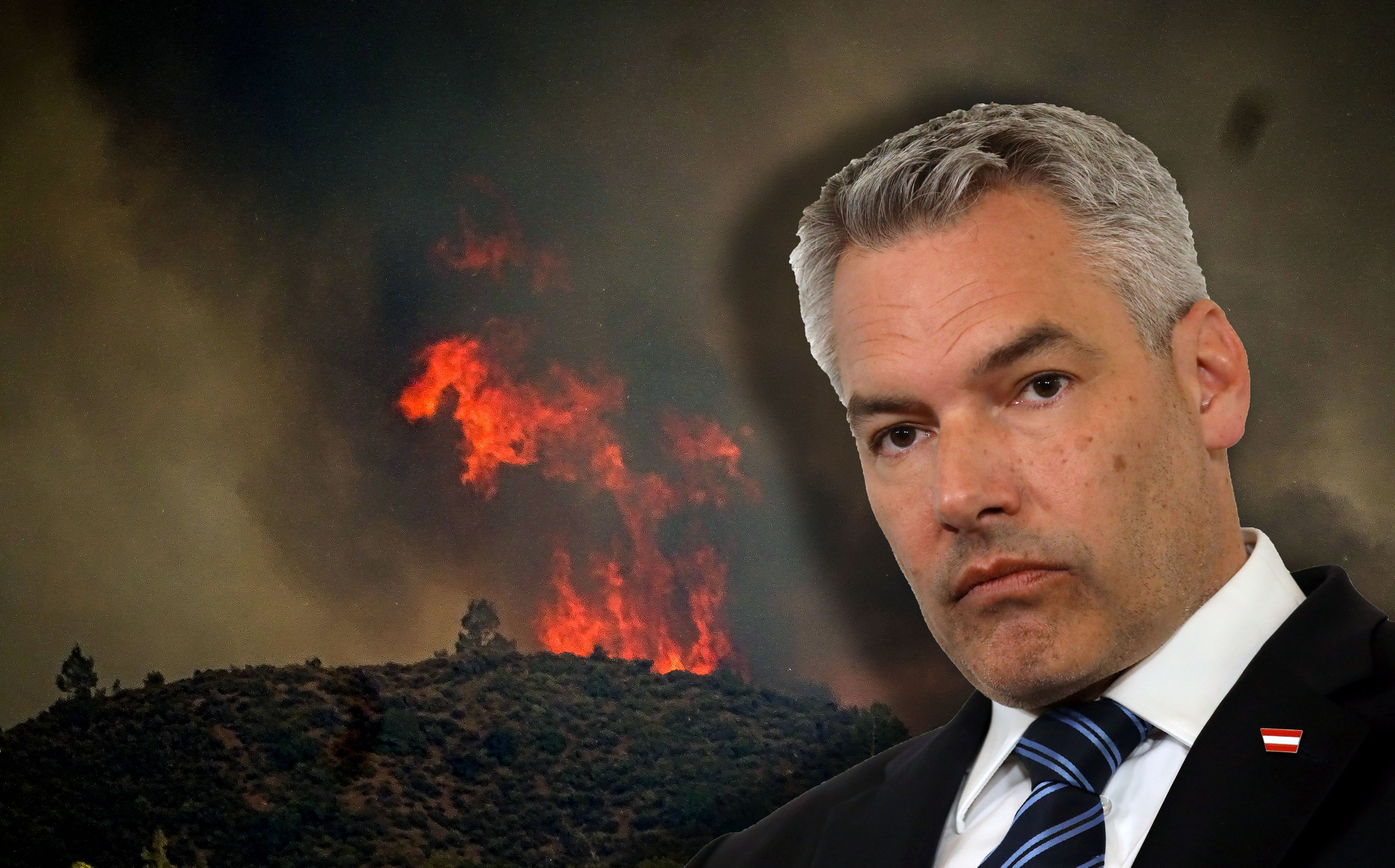 Bundeskanzler Karl Nehammer will mit seiner Familie Urlaub in Griechenland machen. 