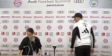Bayern-Coach steht nach neun Minuten auf und geht