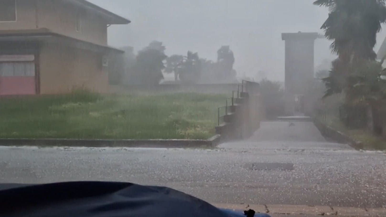 Kräftige Unwetter haben in Pordenone (Italien) schwere Schäden in der Landwirtschaft hinterlassen. Starkregen, Sturmböen und Hagel hinterließen eine Spur der Verwüstung.