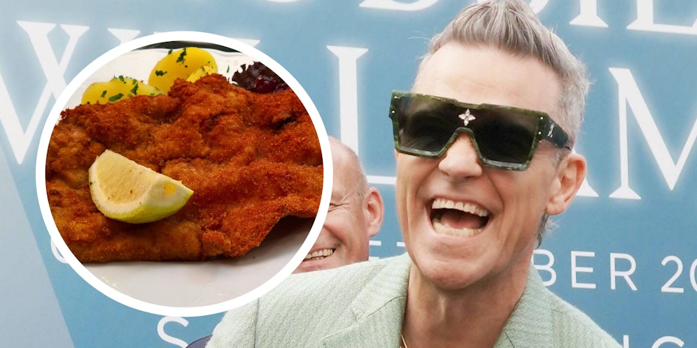 Robbie Williams steht auf unser Essen.