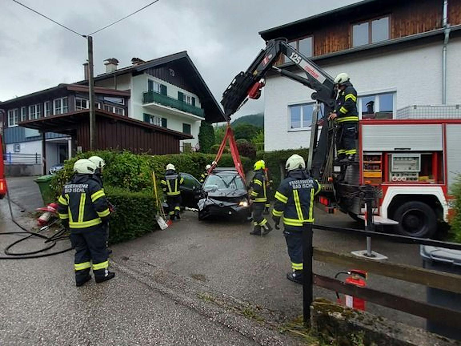 Danach wurde die Unfallstelle gereinigt.