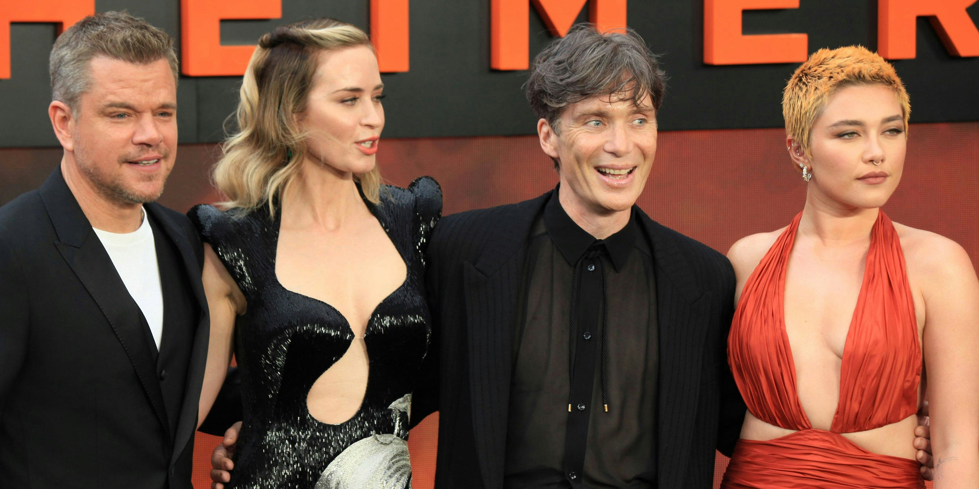 Matt Damon, Emily Blunt, Cillian Murphy und Florence Pugh sind im neusten Christopher Nolan-Film zu sehen.