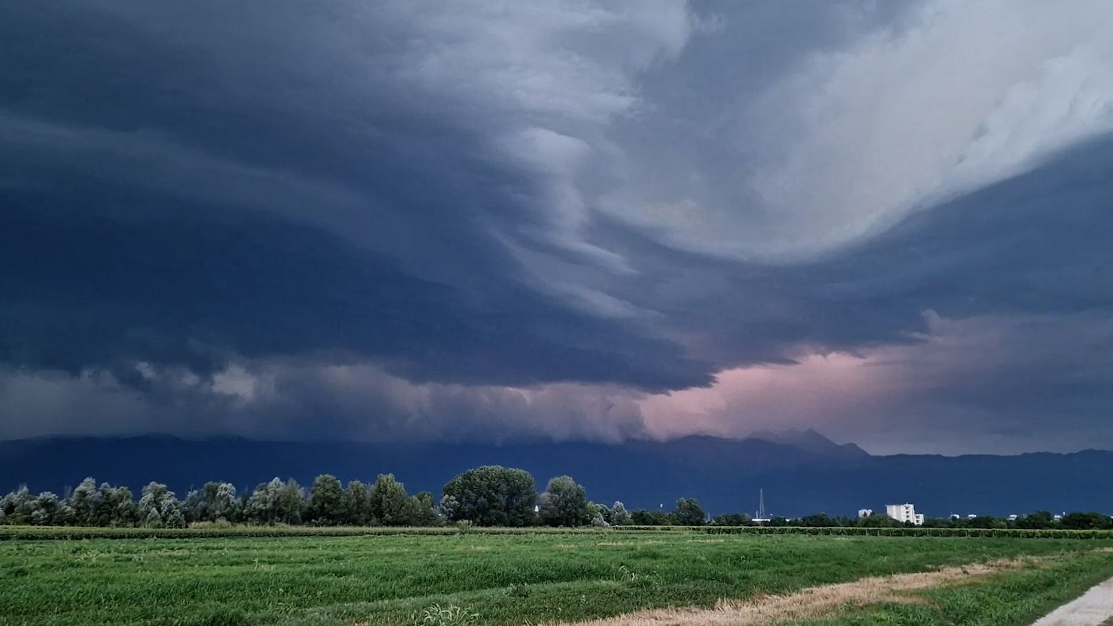 Kräftige Unwetter haben in Pordenone (Italien) schwere Schäden in der Landwirtschaft hinterlassen. Starkregen, Sturmböen und Hagel hinterließen eine Spur der Verwüstung.