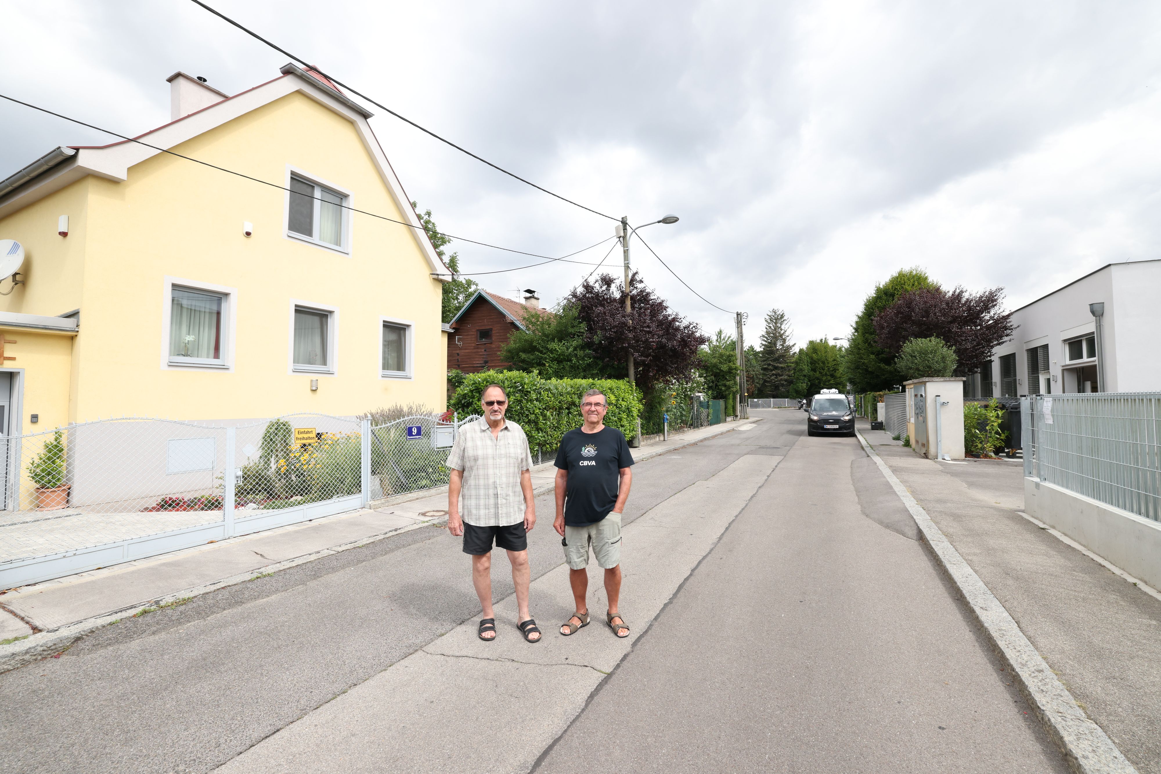 Bewohner kämpfen gegen Ratten in einer Wohnsiedlung in Wien-Floridsdorf.