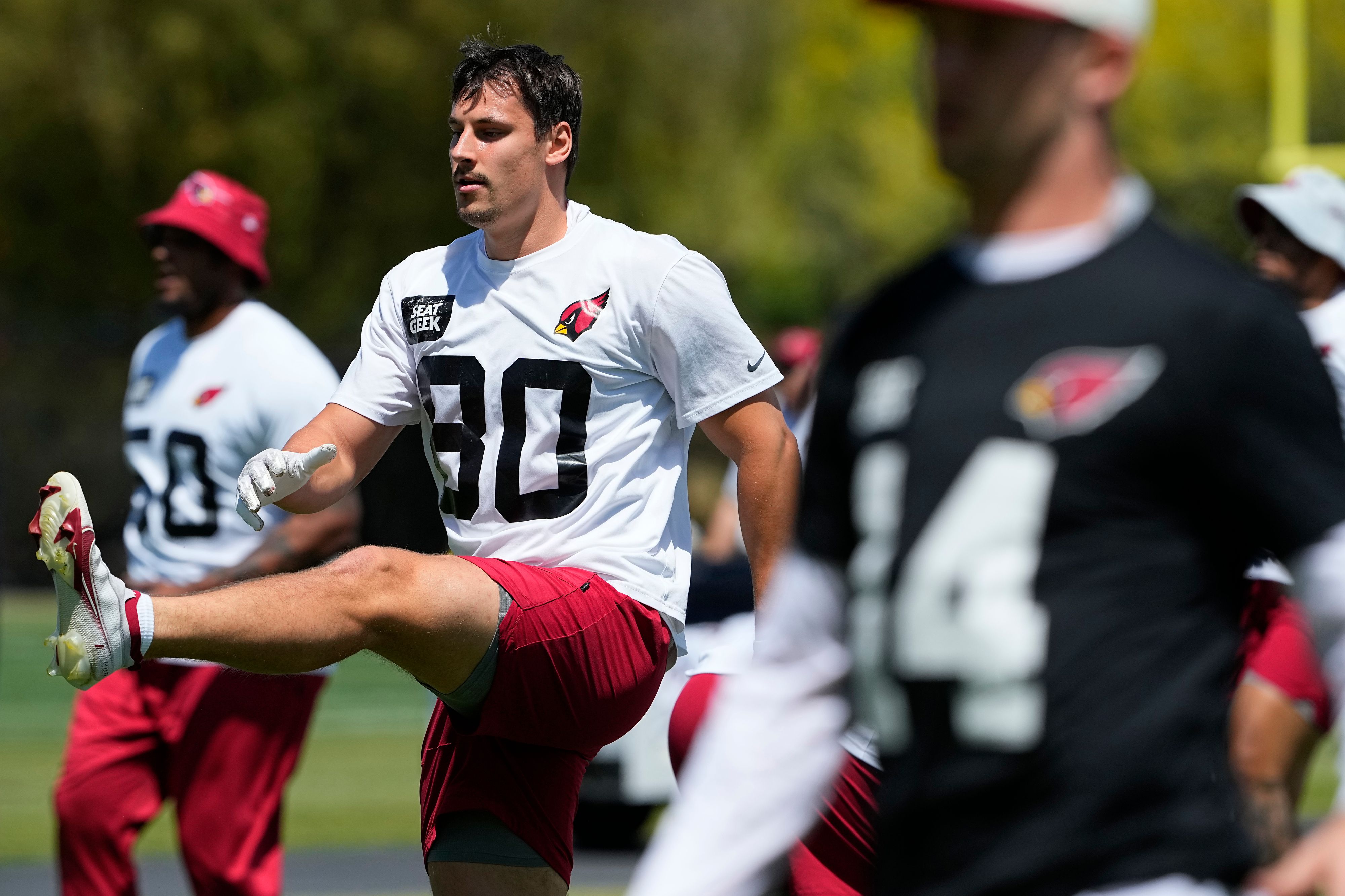 Bernhard Seikovits im Trikot der Arizona Cardinals.