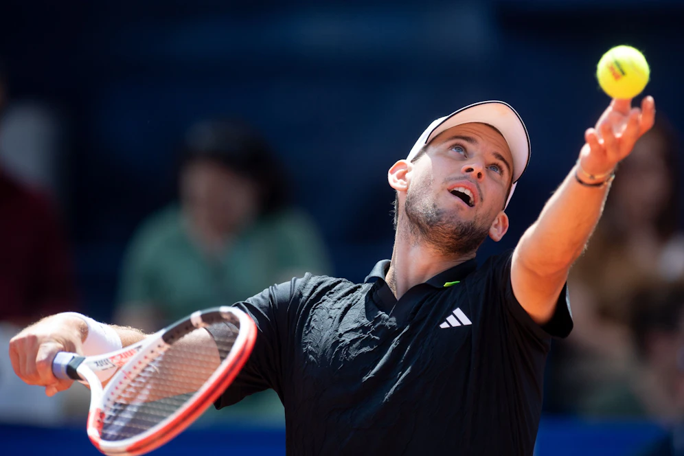 Dominic Thiem beim ATP-Turnier in Umag. 