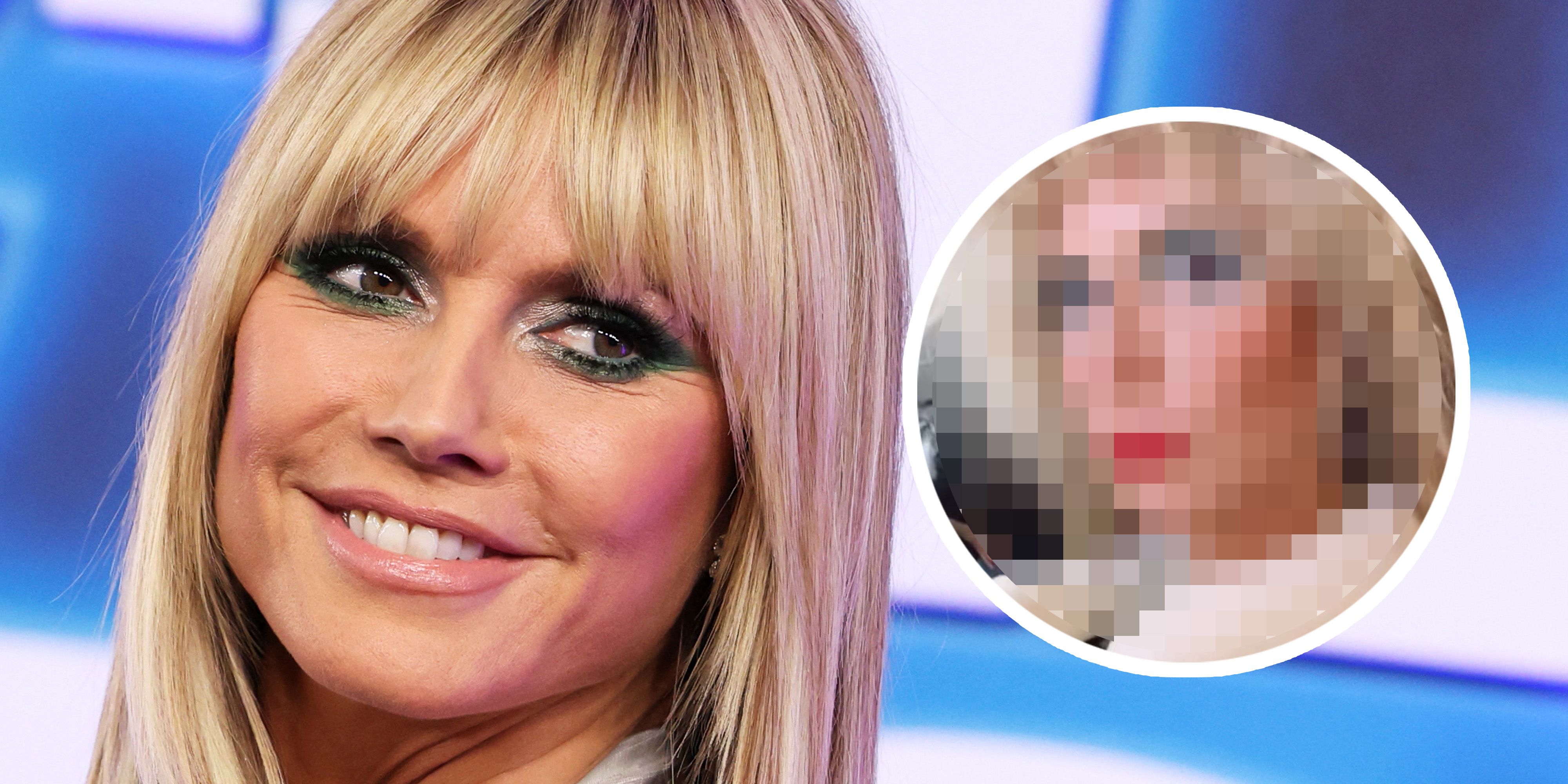 So hat man Heidi Klum definitiv noch nie gesehen.