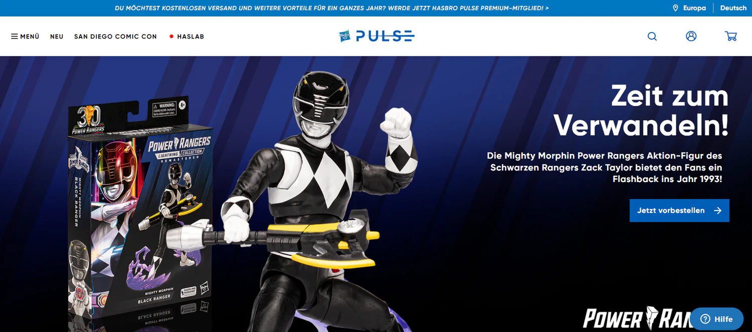 Hasbro erweitert "Hasbro Pulse" auf alle 27 Länder der Europäischen Union.