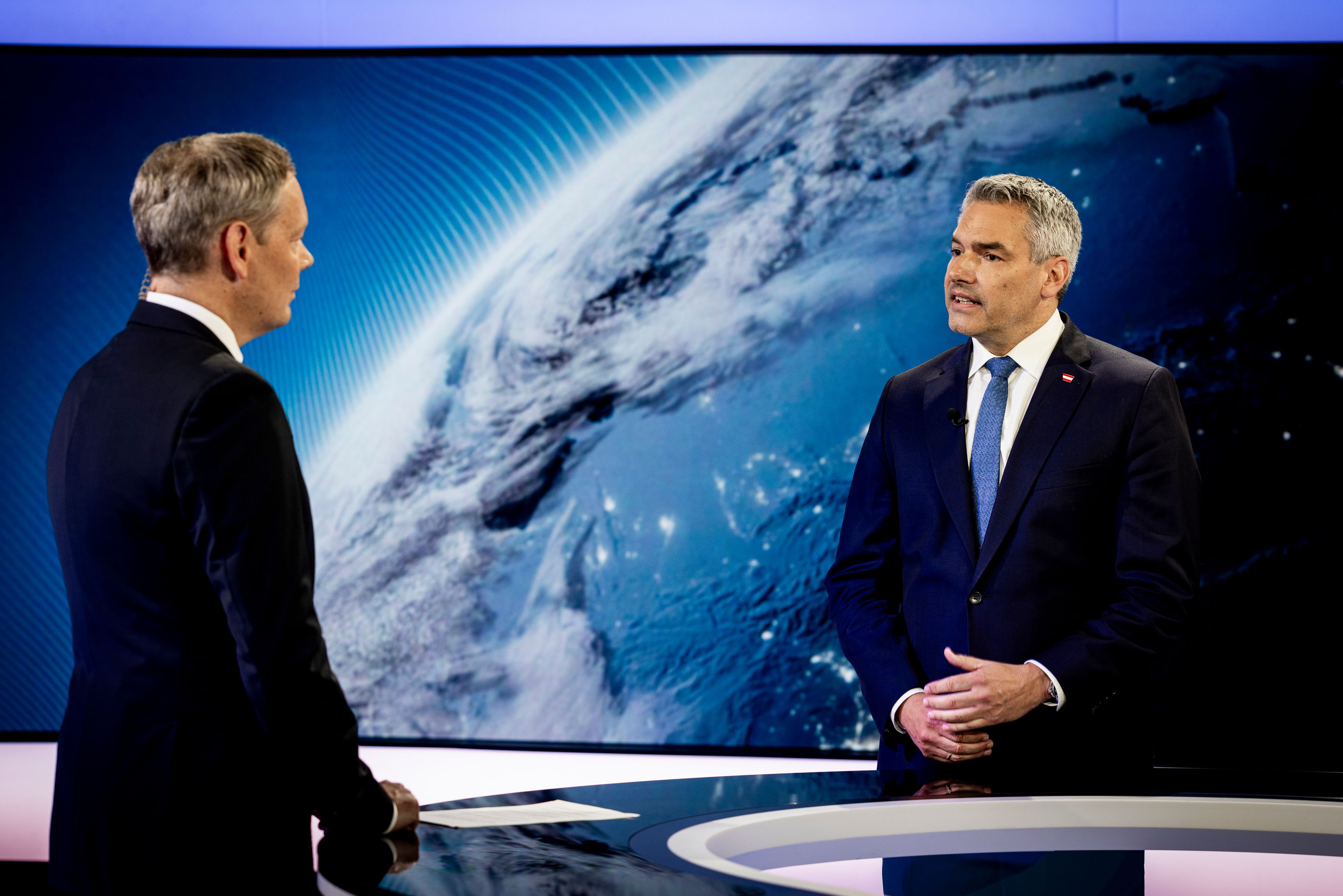 Bundeskanzler Karl Nehammer bei 