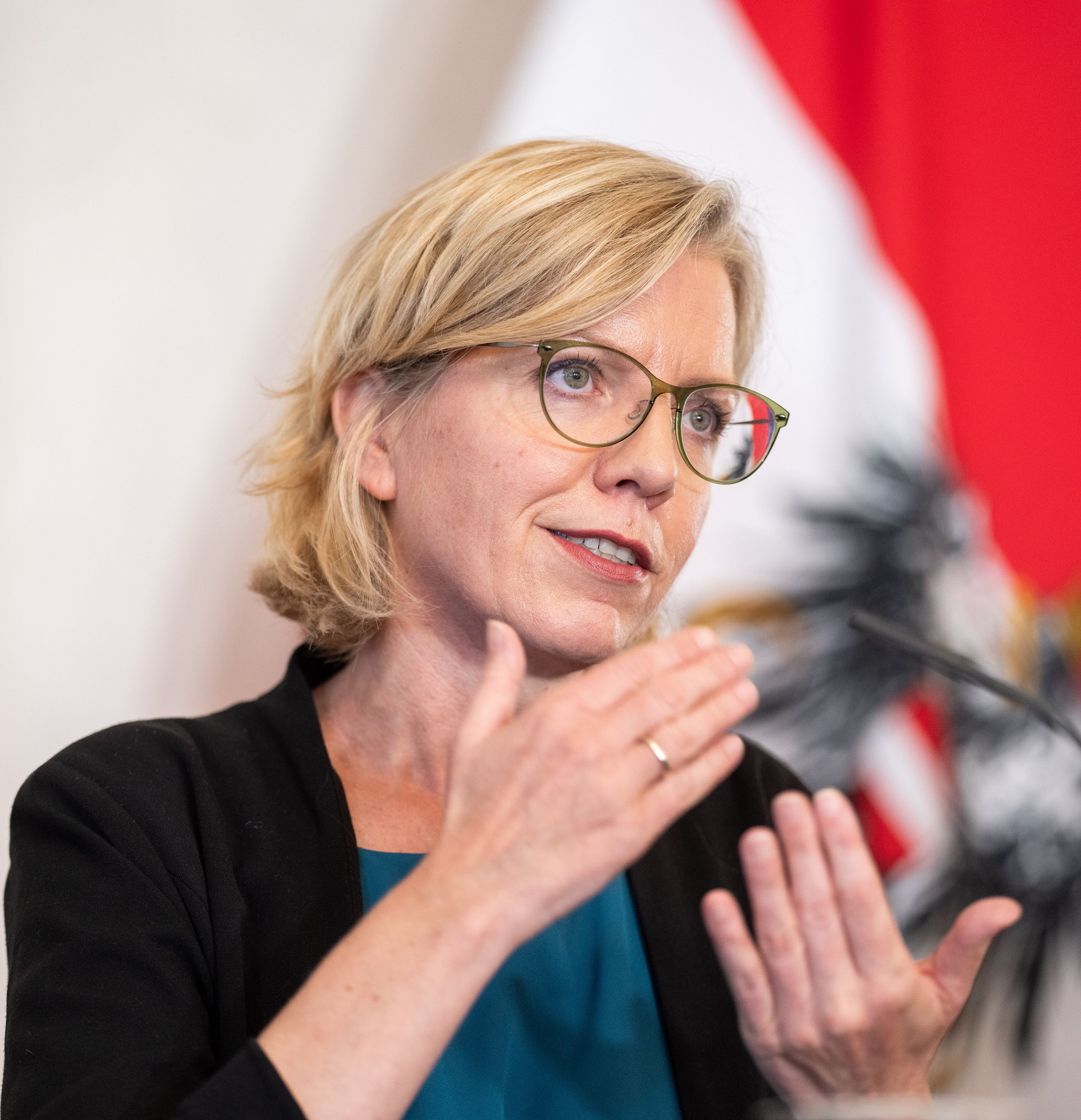 Leonore Gewessler will das Klimaschutzgesetz noch vor der Nationalratswahl in der türkis-grünen Koalition beschließen.