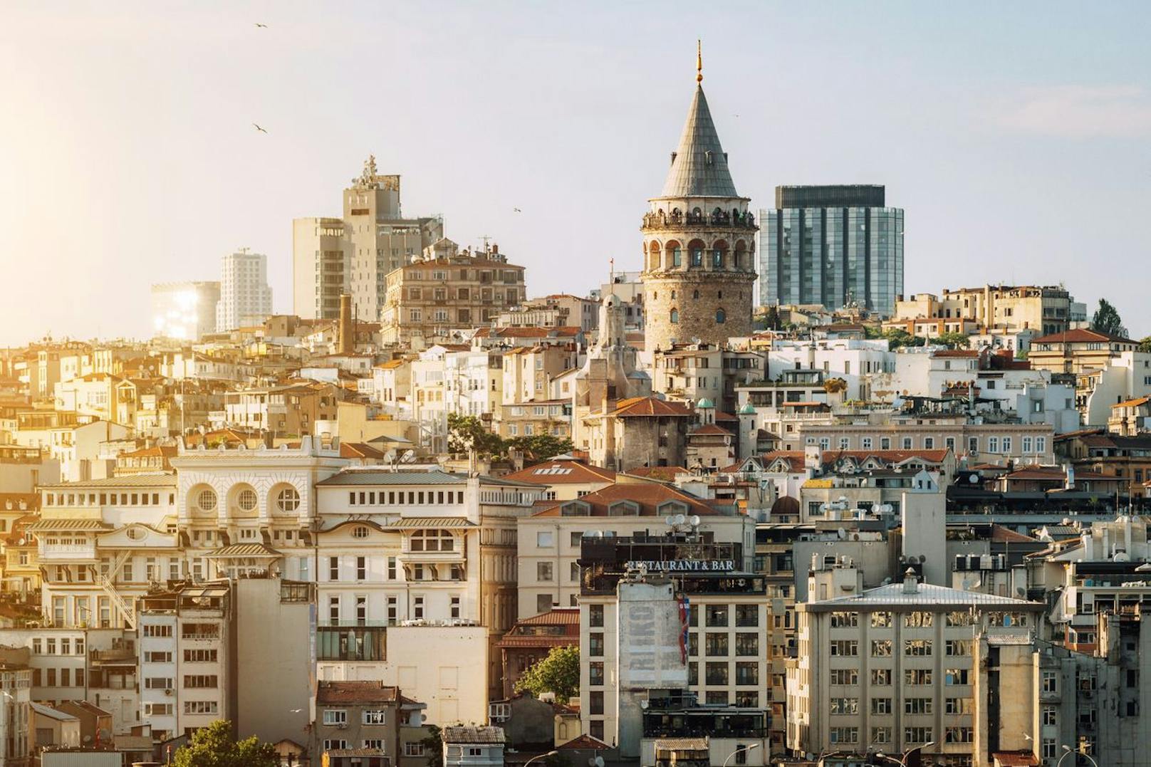 Möven, Türme und ein buntes Stadtbild direkt an der Küste: Istanbul ist eine Reise wert.
