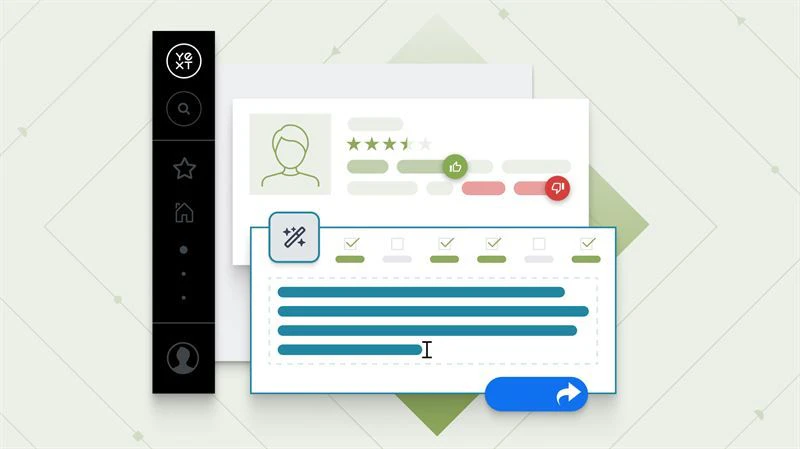 Neues Produktfeature: Yext führt KI-basierten Antwortgenerator für Online-Bewertungen ein.