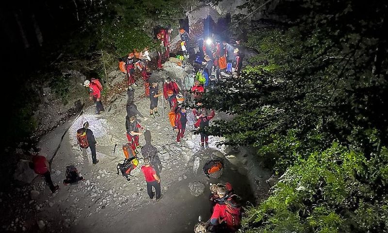 Die Bergung der Canyoning-Gestrandeten erwies sich als besonders kompliziert.