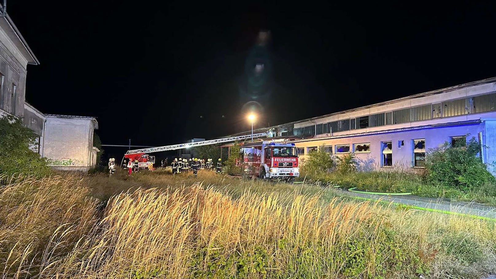 Großeinsatz bei Brand in St. Pölten