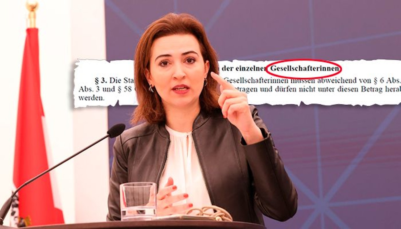 Heute.at - Gender-Debatte – erstes Gesetz nur noch weiblich