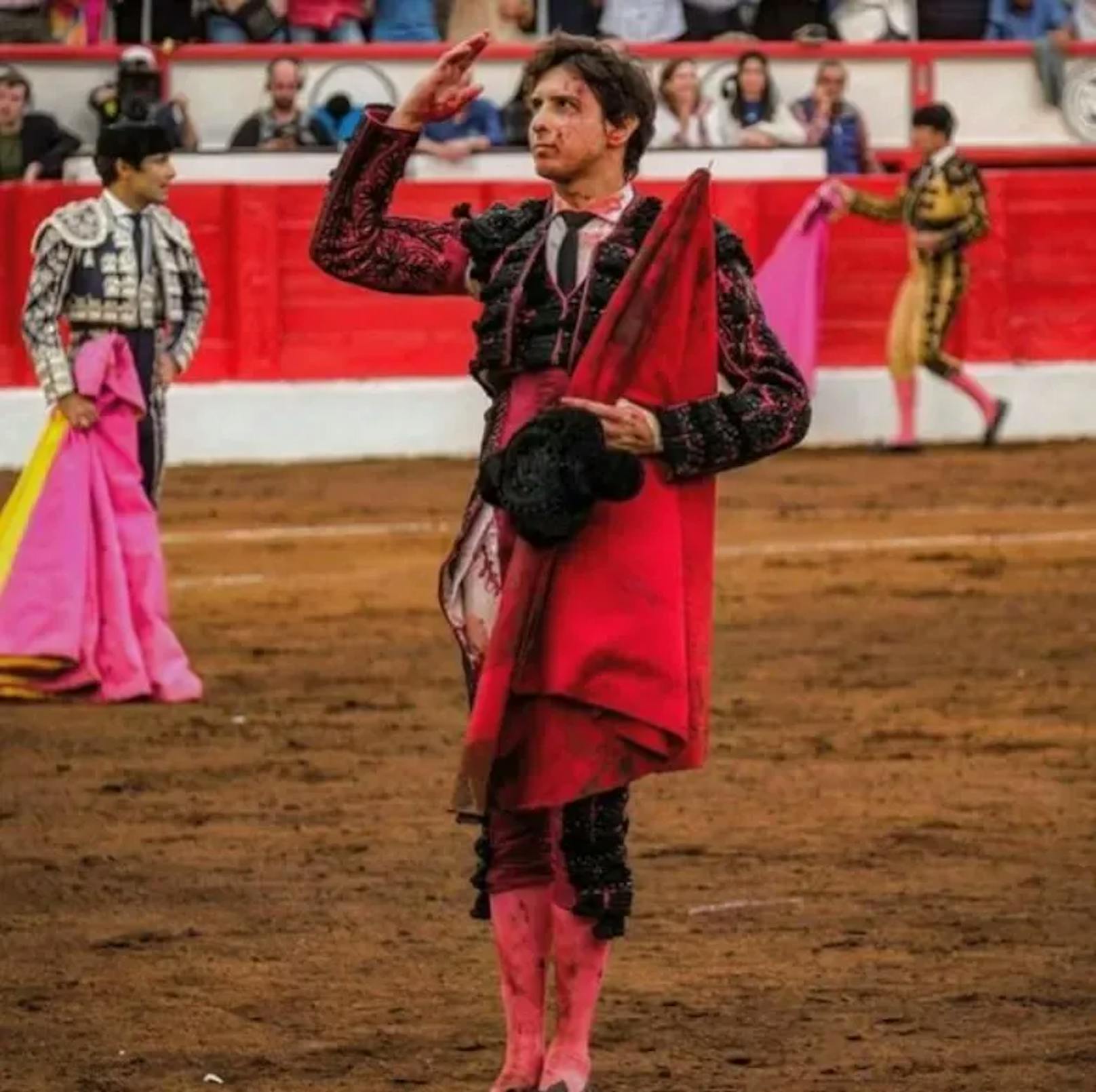 Der Peruaner Andrés Roca Rey nahm am 25. Juli 2023 an einem Stierkampf in Santander, Spanien, teil.