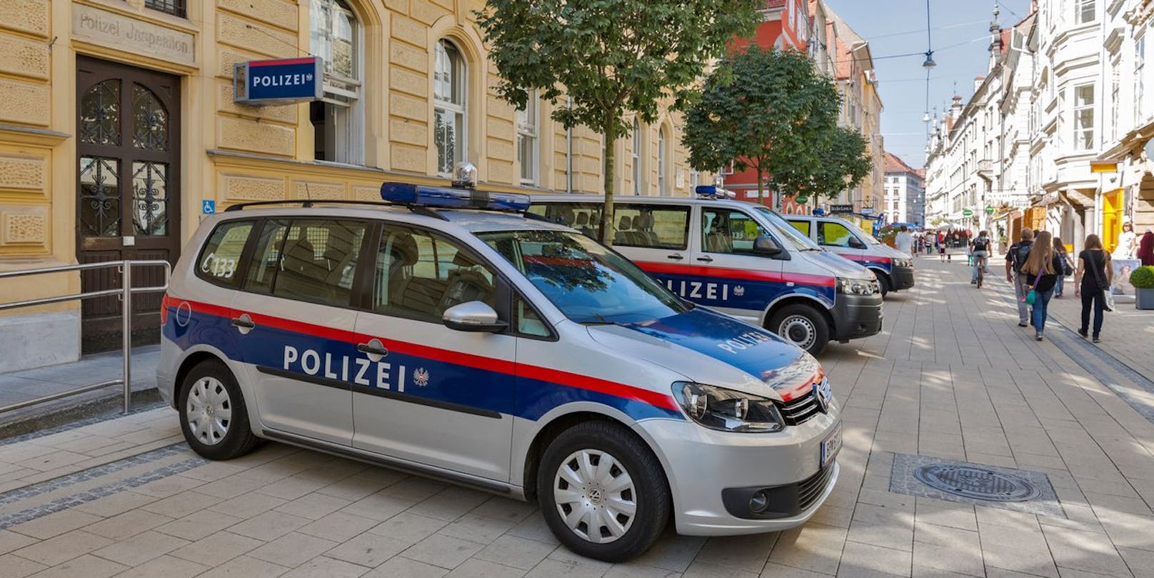 Die Grazer Polizei war rasch vor Ort. (Symbolbild)