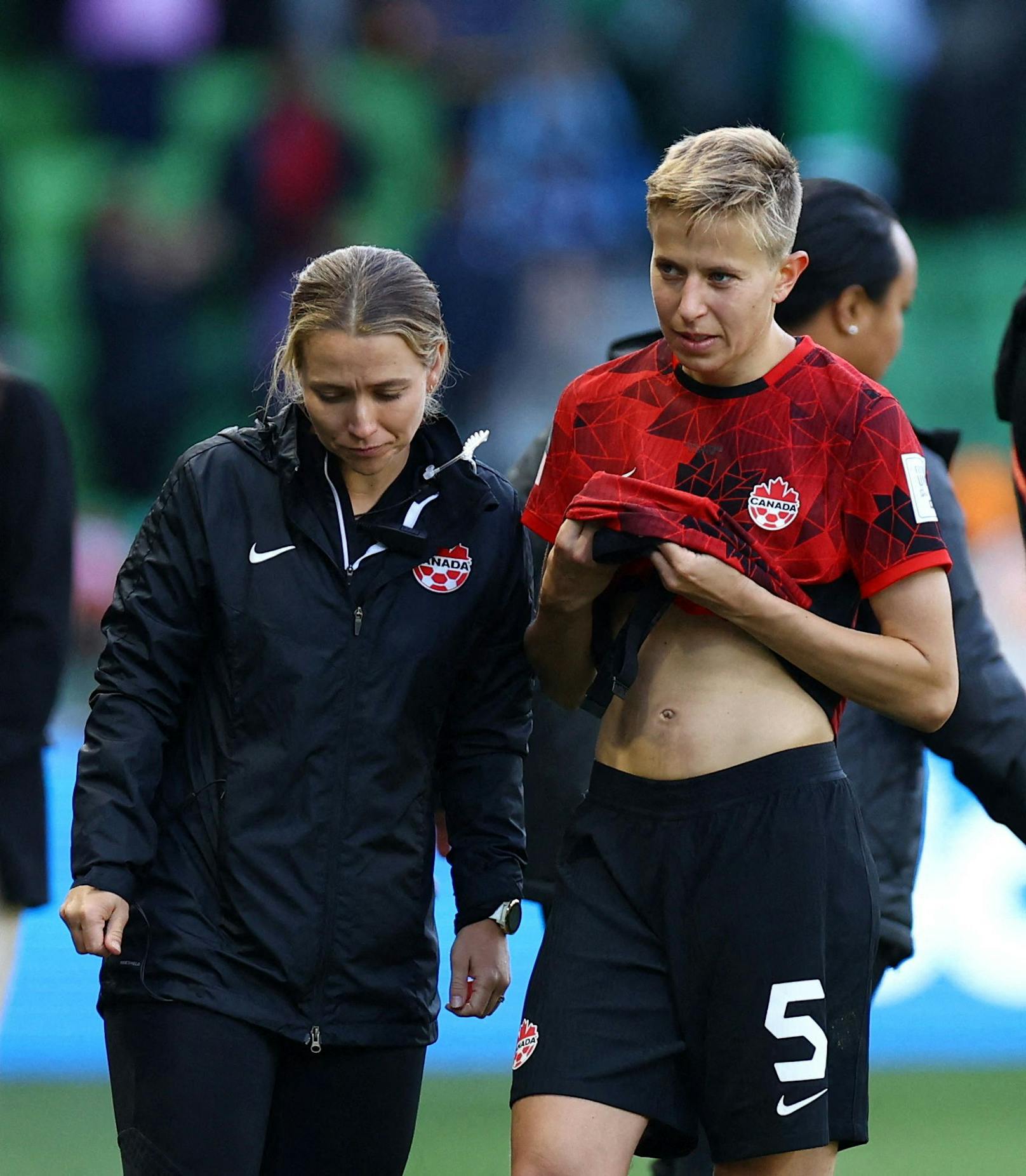 Schon 2019 spielte Quinn für Kanada bei der Frauenfußball-WM in Frankreich mit - das war allerdings vor dem Coming-out.