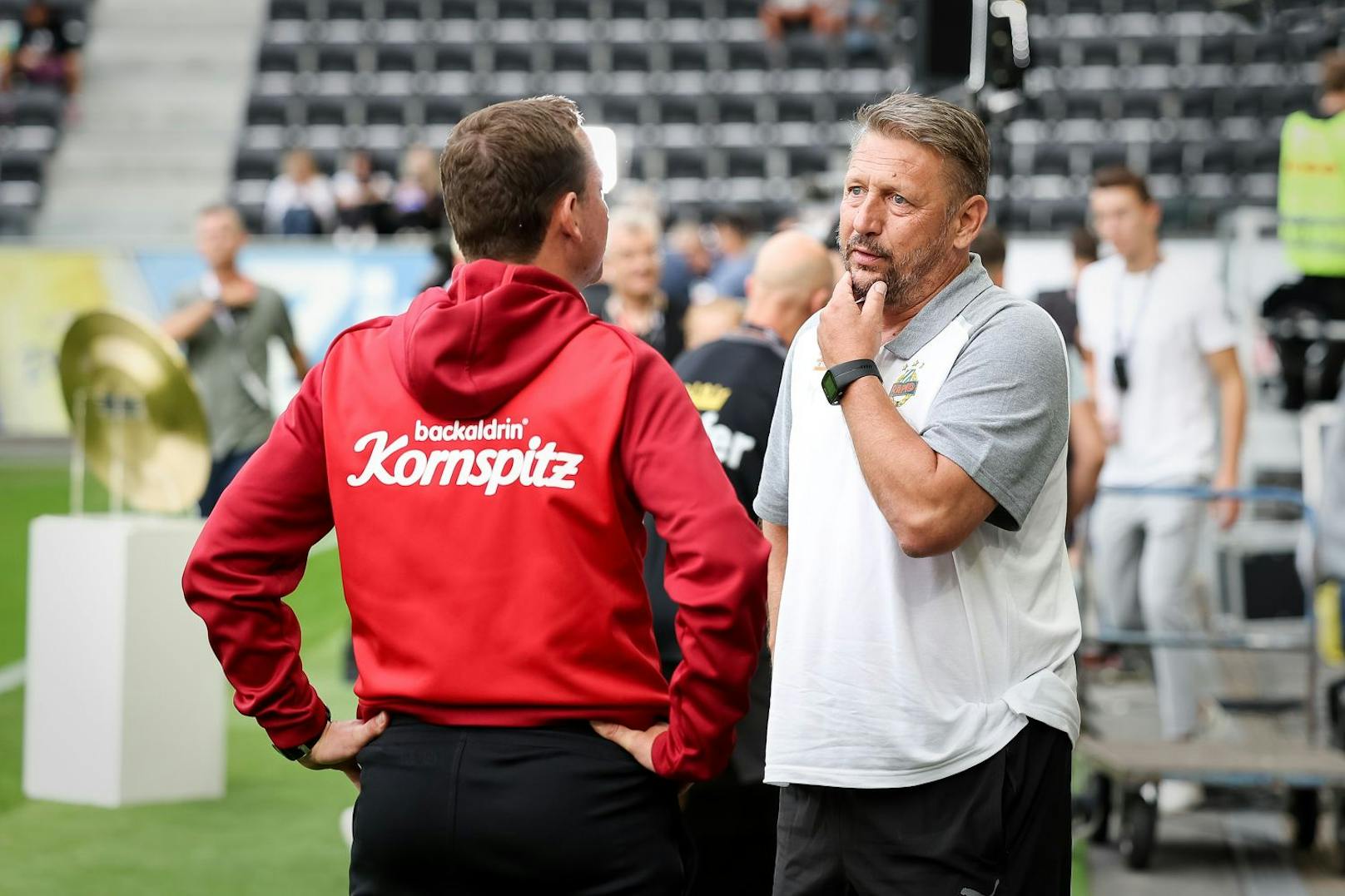 Rapid-Coach Zoran Barisic fand trotz des Remis in Linz positive Worte. 