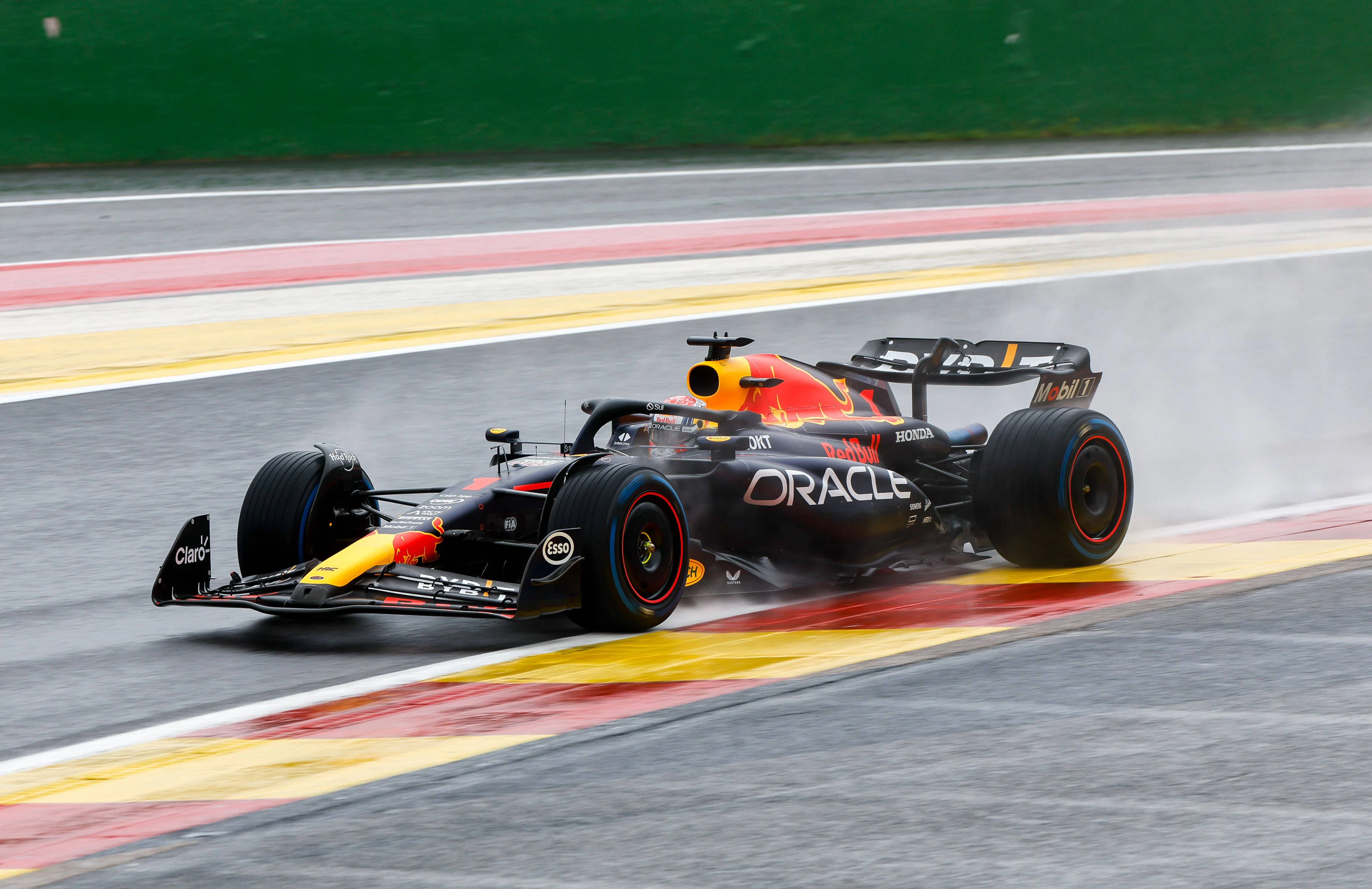 Max Verstappen im Qualifying von Spa. 