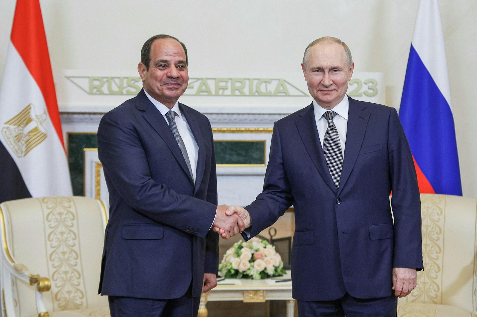 Abdel Fattah el-Sisi ließ Wladimir Putin länger warten.