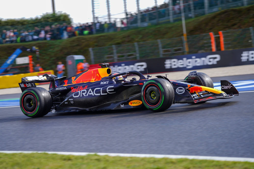 Max Verstappen in Spa. 