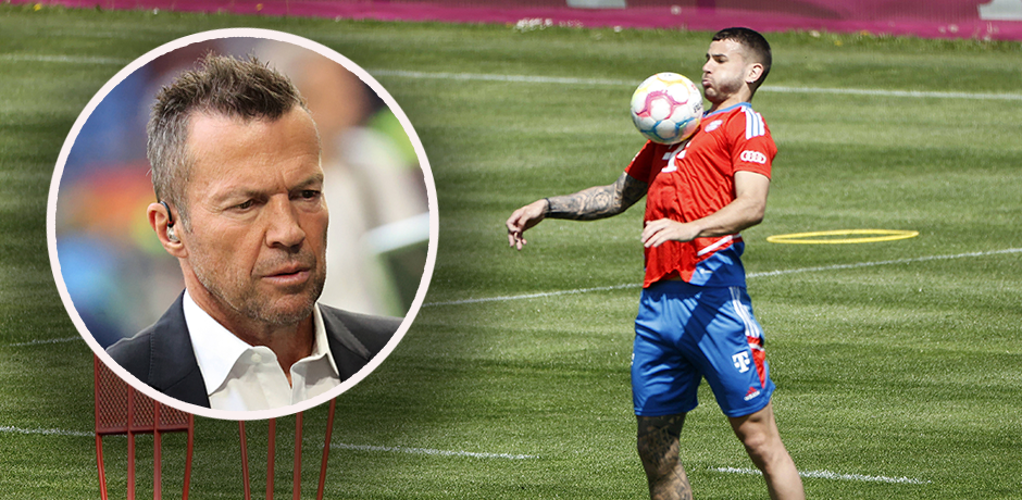 Lothar Matthäus knöpft sich Lucas Hernandez vor. 