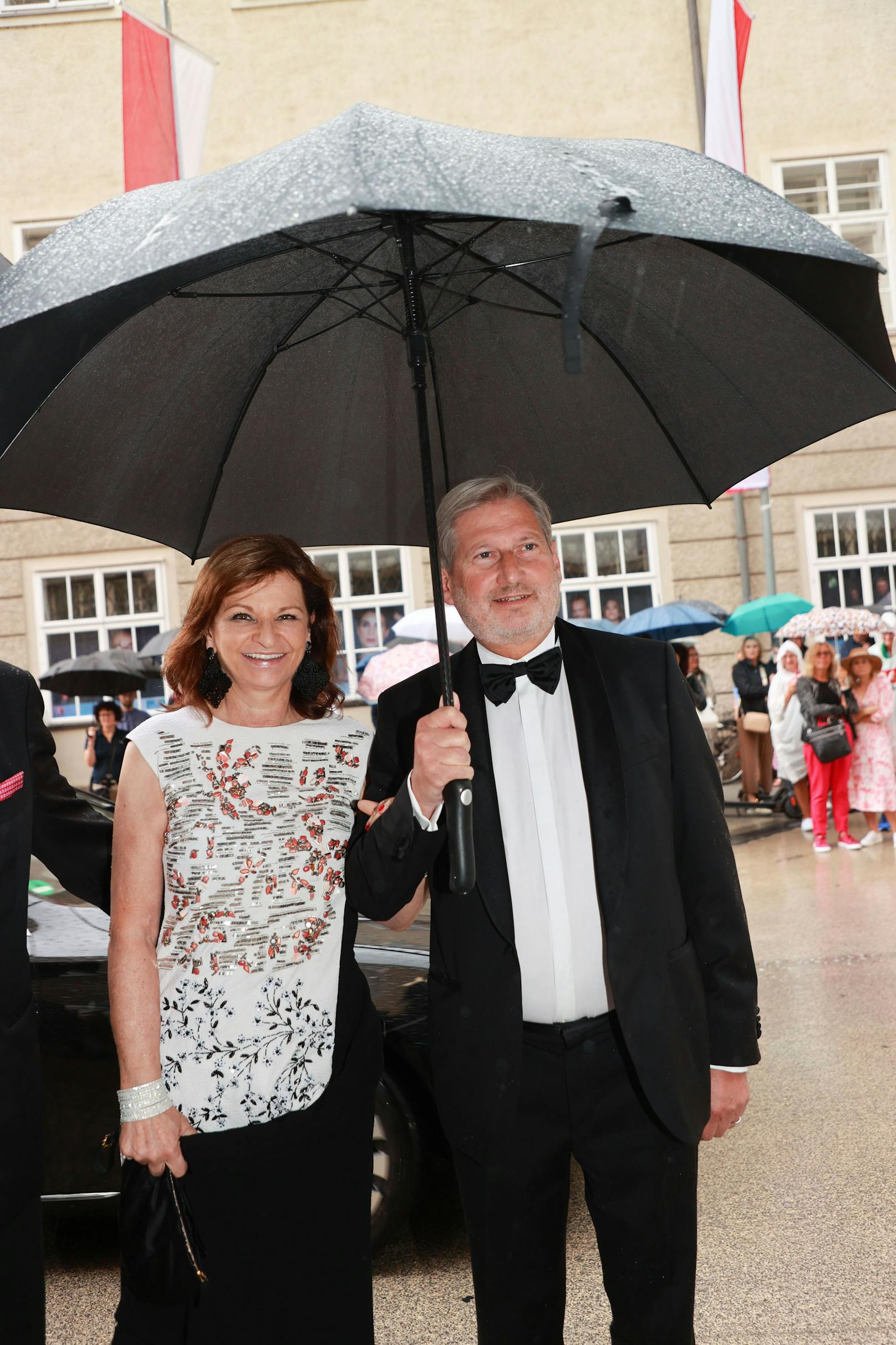 EU-Kommissar Johannes Hahn mit Ehefrau Susanne Riess-Hahn