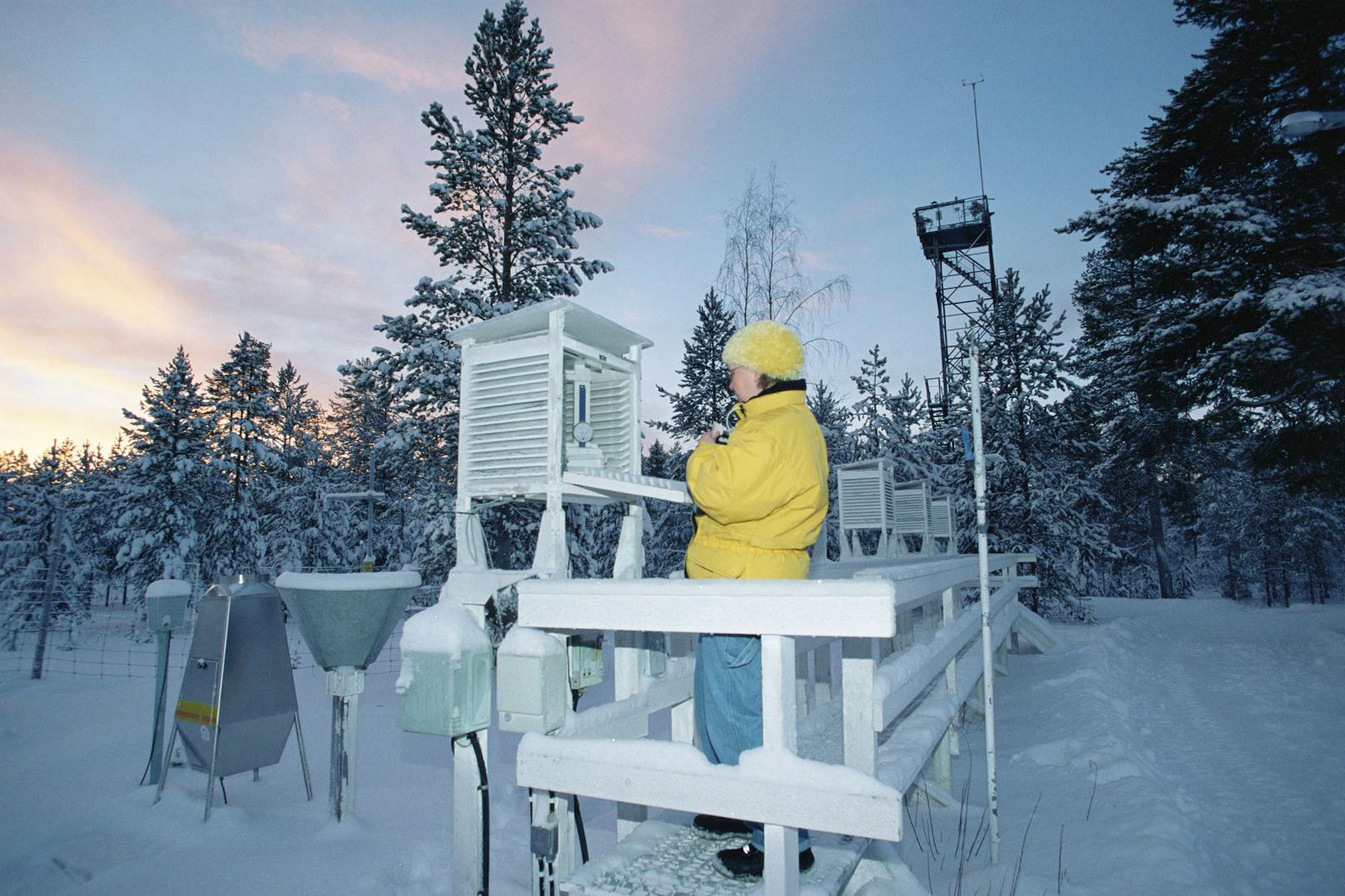 Durch die internationale Standardisierung lassen sich die Werte aus aller Welt vergleichen. Dieses Bild wurde 2005 in Sodankylä, im finnischen Lappland, aufgenommen.