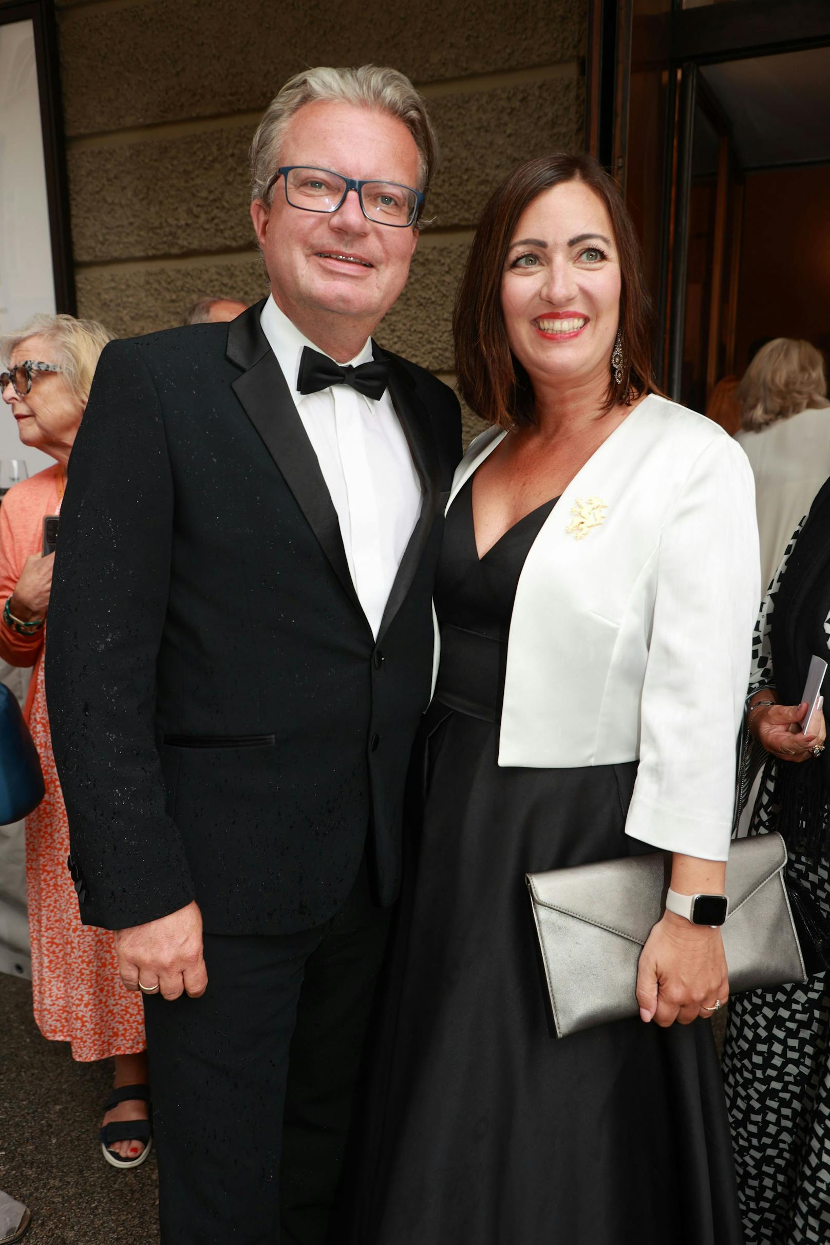 Der steirische Landeshauptmann Christopher Drexler mit Ehefrau Iris