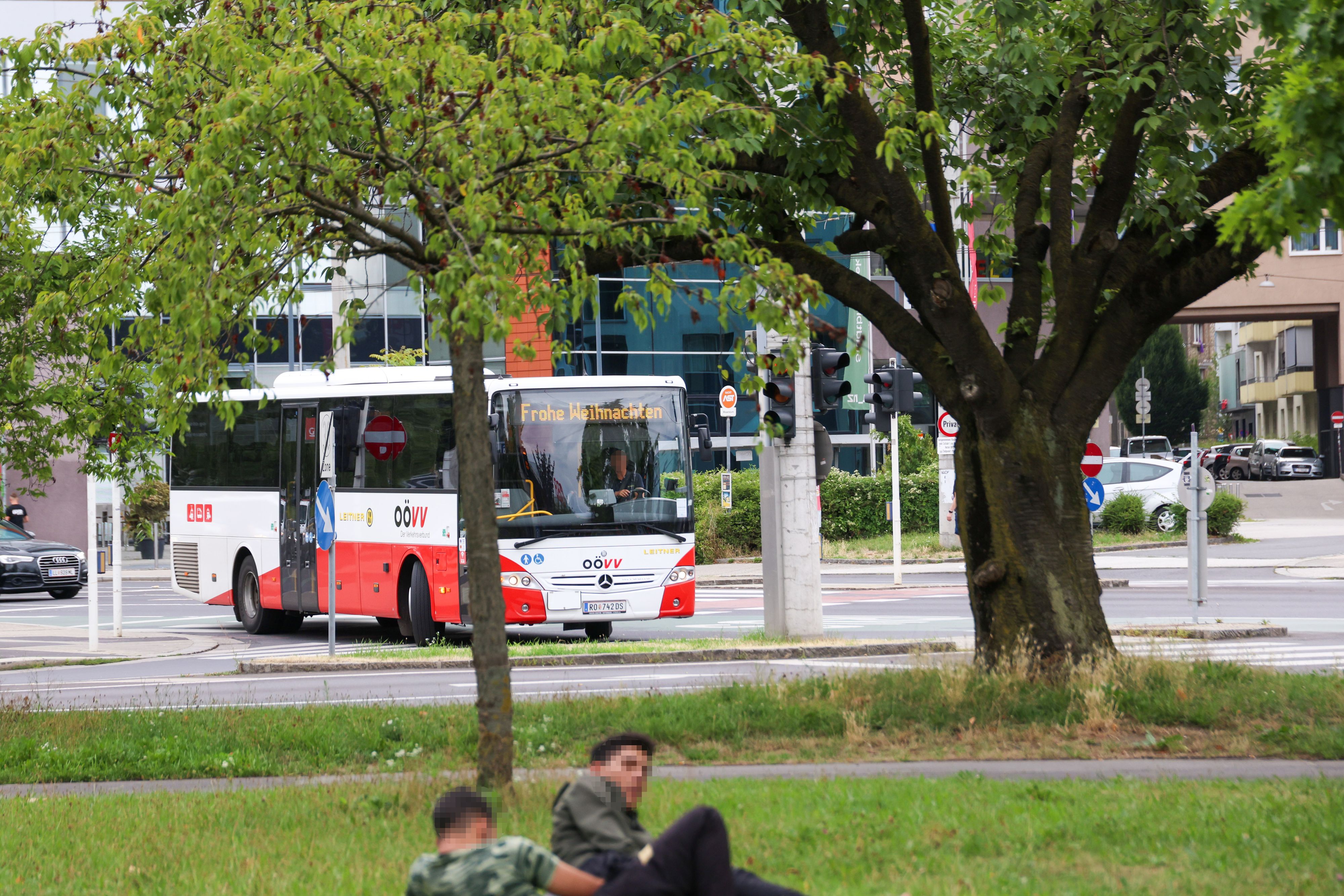 In Linz wurde ein Bus gesichtet, der bereits im Sommer allen 