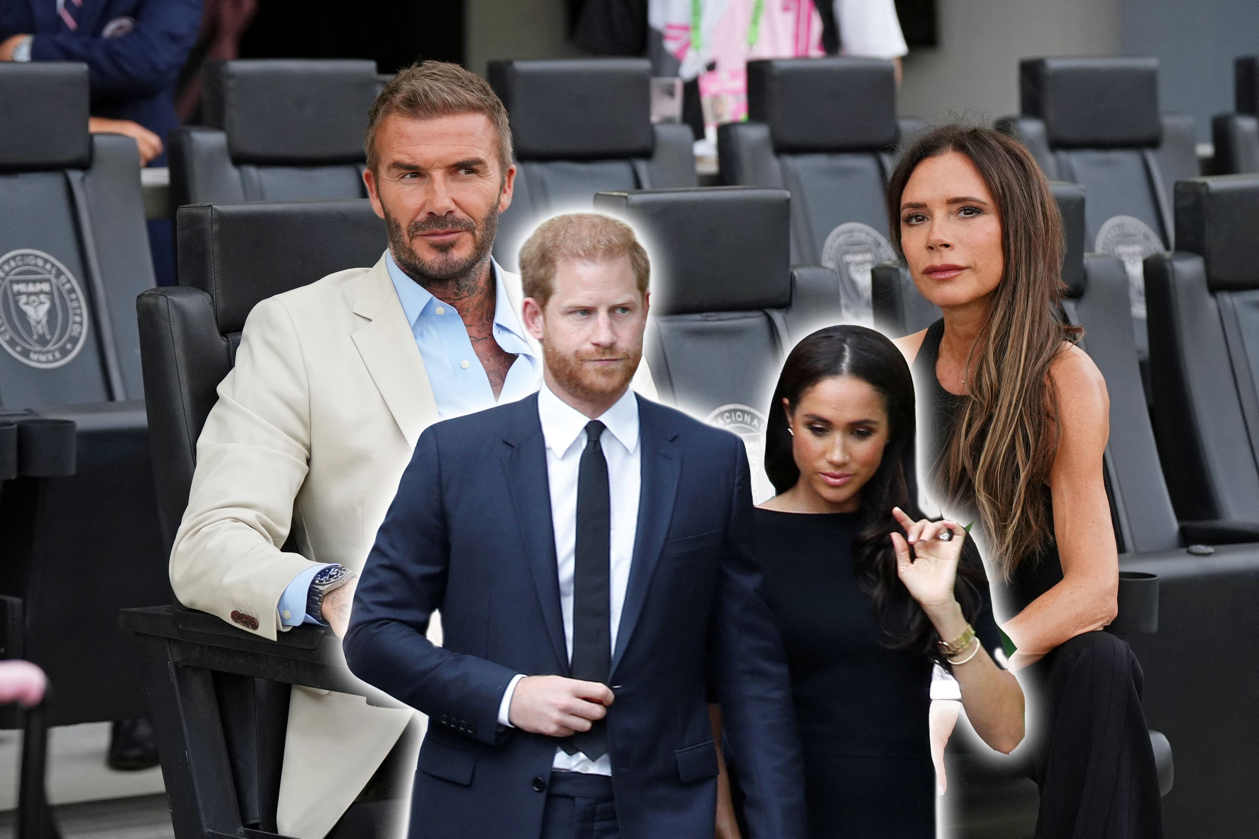 Royaler Ärger: Prinz Harry ist auf Fußballkönig Beckham sauer – und umgekehrt.