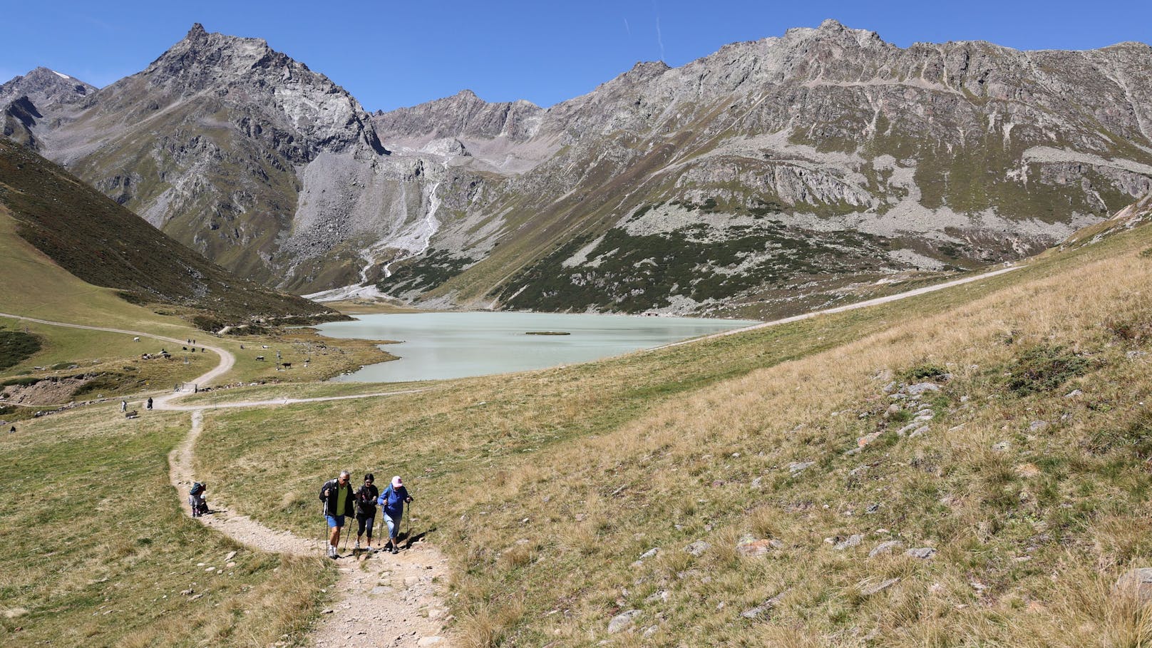 Der Vorfall ereignete sich in St. Leonhard im Pitztal, im Wandergebiet Rifflsee.