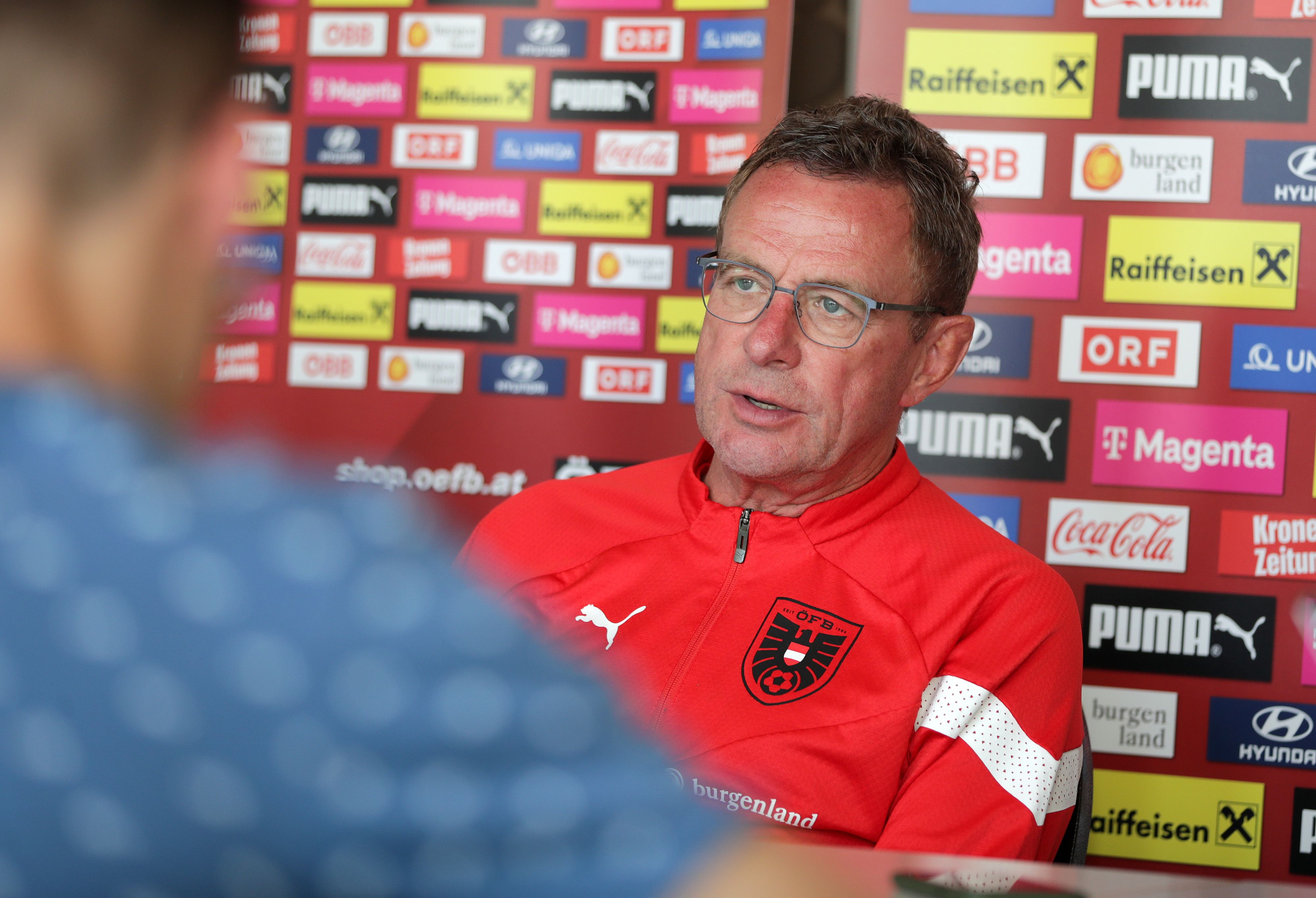 Ralf Rangnick gab in Lindabrunn ein Update.
