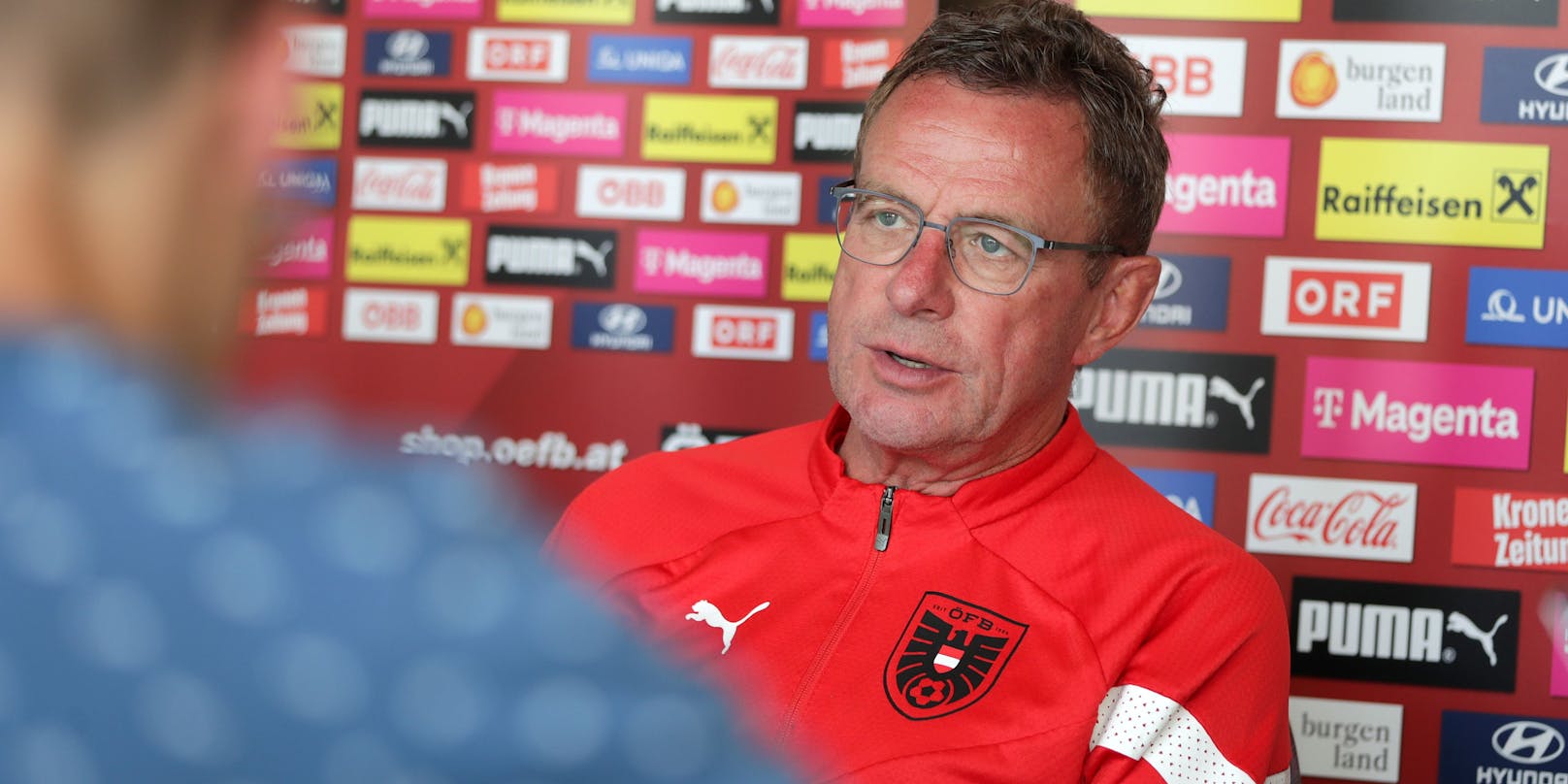 Ralf Rangnick gab in Lindabrunn ein Update.