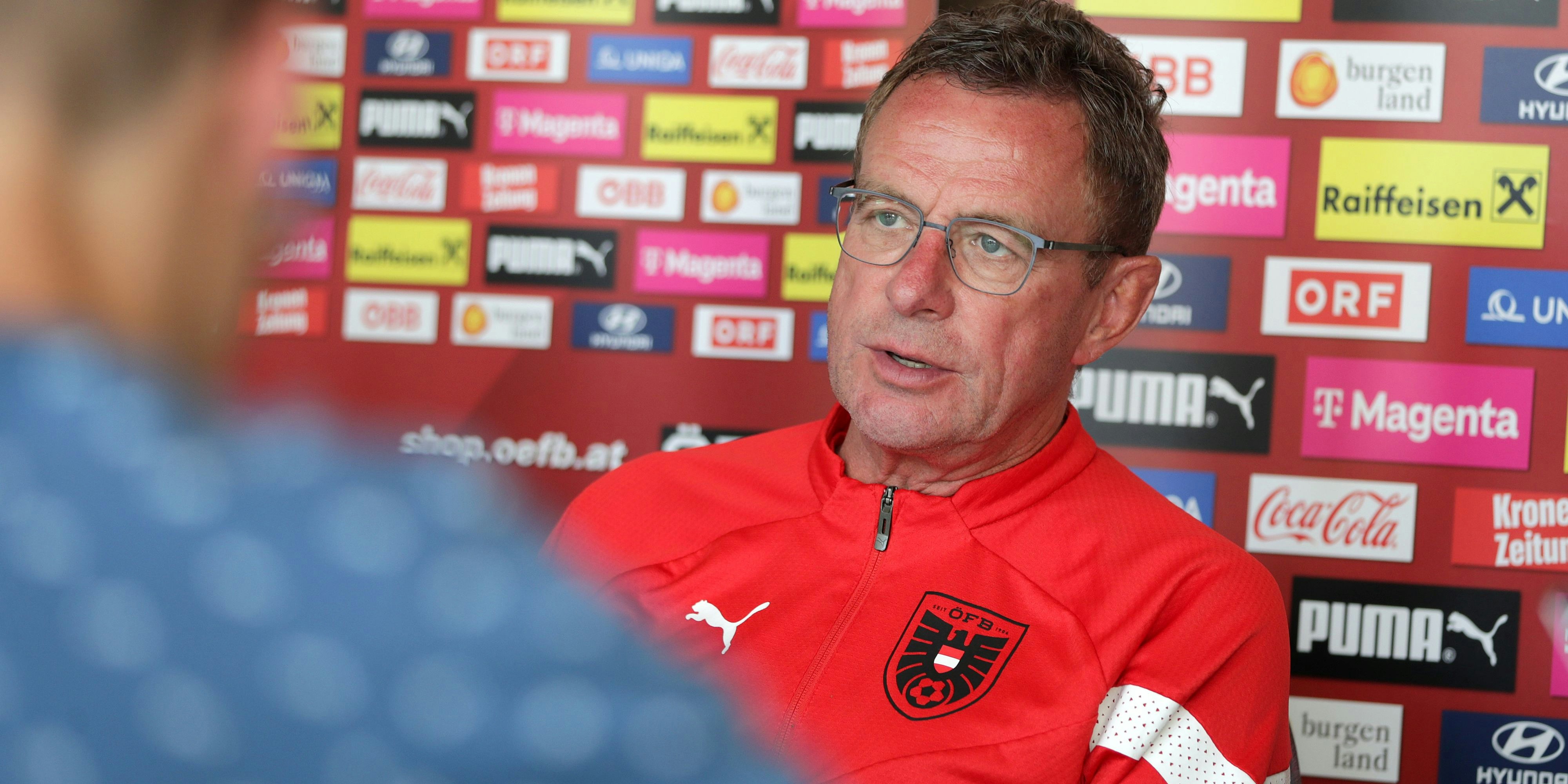 Ralf Rangnick gab in Lindabrunn ein Update.