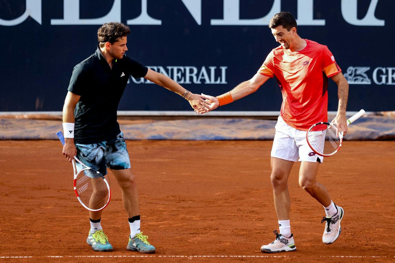 Dominic Thiem und Sebastian Ofner.