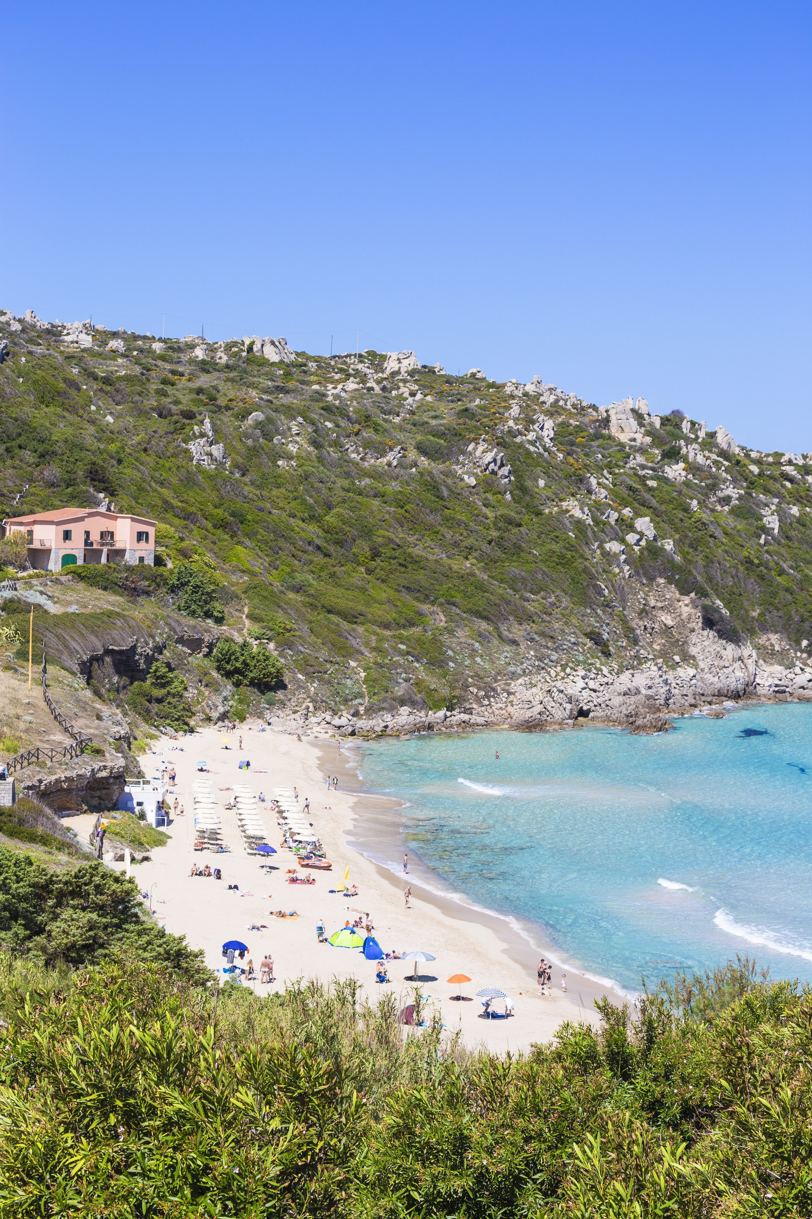 Sardinien ist für seine weißen Sandstrände auf der ganzen Welt bekannt.