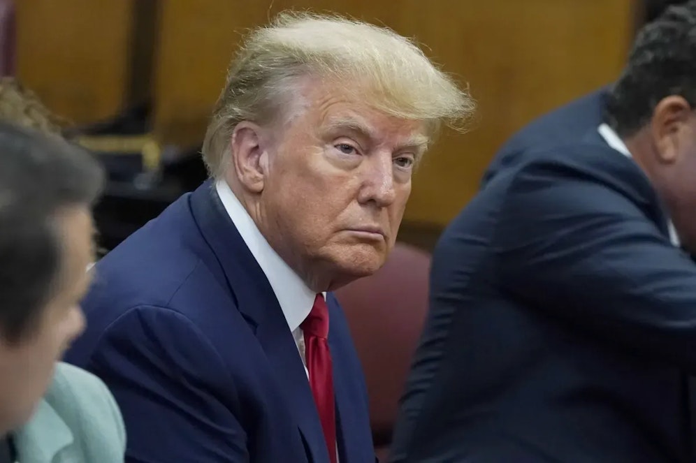 Die Anklageschrift umfasst 45 Seiten: Ex-US-Präsident Donald Trump.