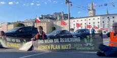 Klima-Kleber blockieren Salzburger City – 55 Anzeigen